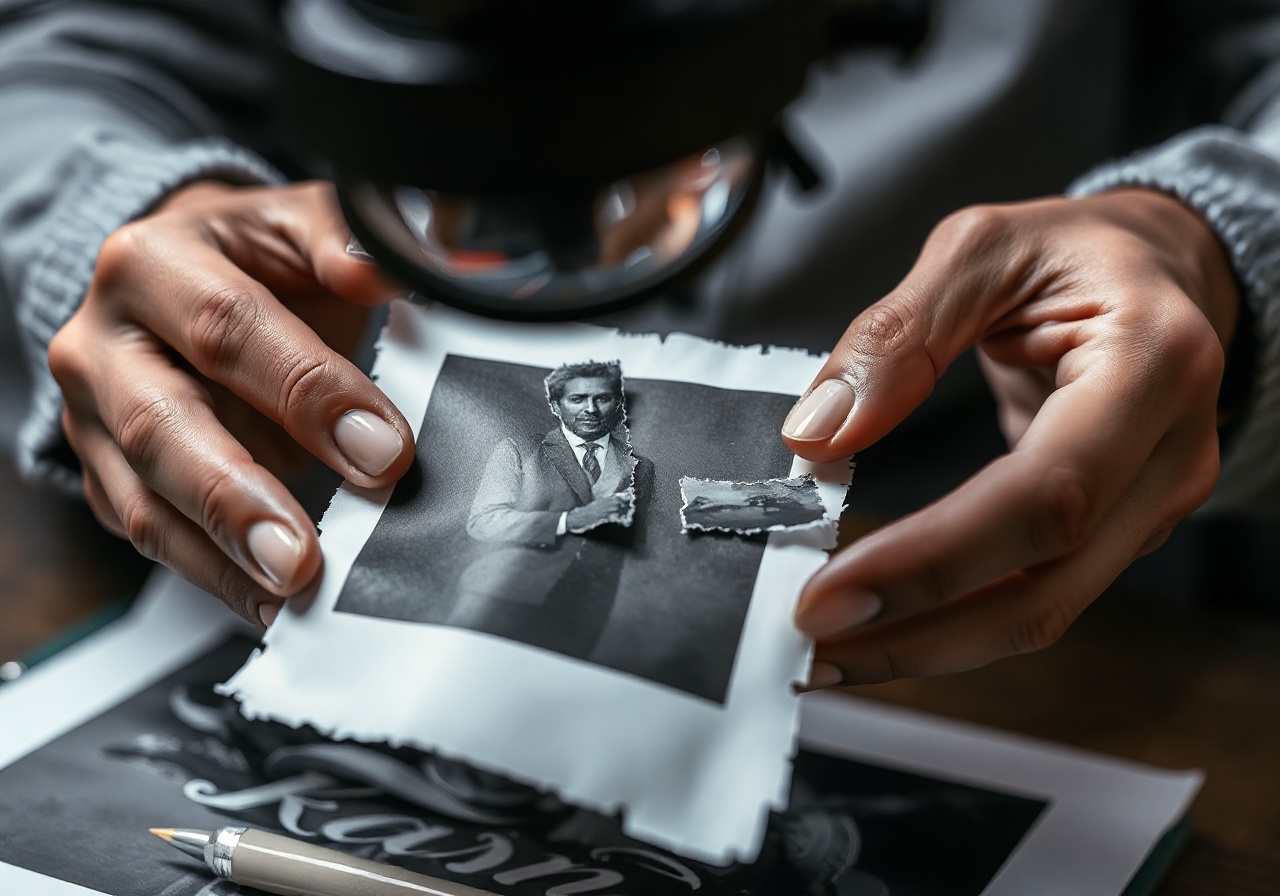 Процесс реставрации старой фотографии в студии Validly